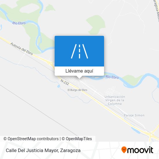 Mapa Calle Del Justicia Mayor