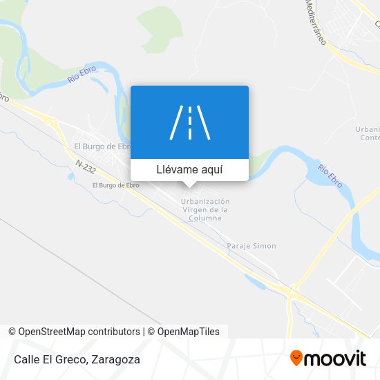 Mapa Calle El Greco
