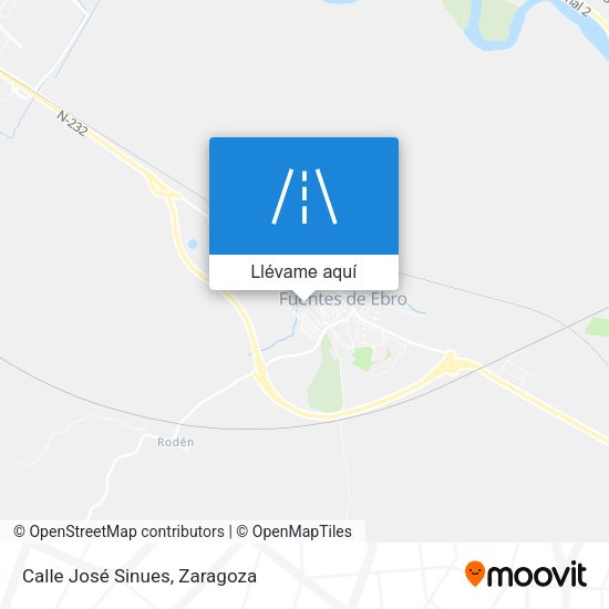 Mapa Calle José Sinues