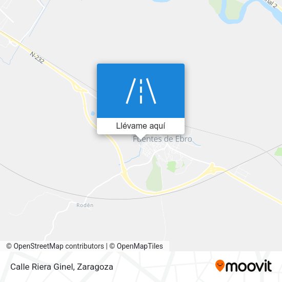 Mapa Calle Riera Ginel
