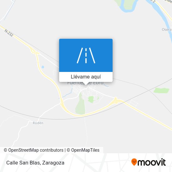 Mapa Calle San Blas