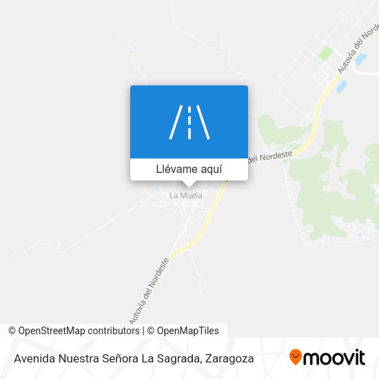 Mapa Avenida Nuestra Señora La Sagrada