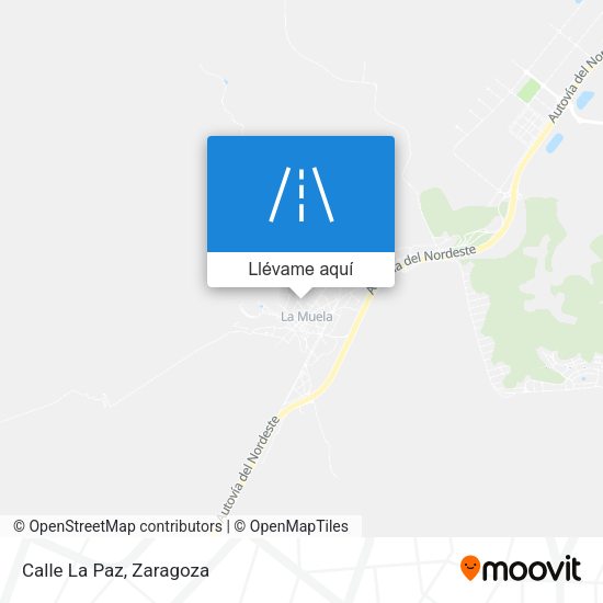 Mapa Calle La Paz