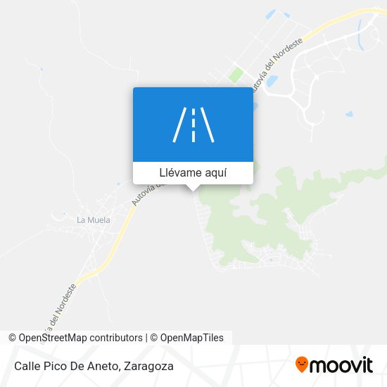 Mapa Calle Pico De Aneto