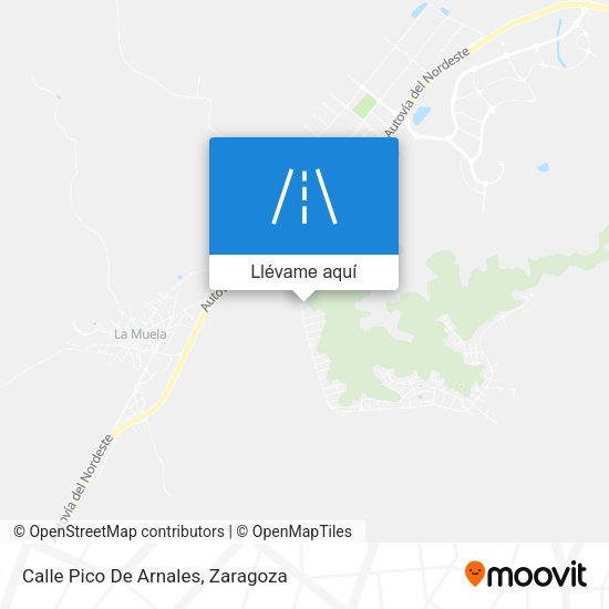Mapa Calle Pico De Arnales
