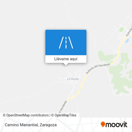 Mapa Camino Manantial