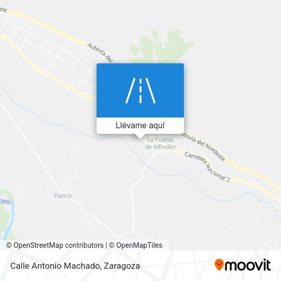 Mapa Calle Antonio Machado