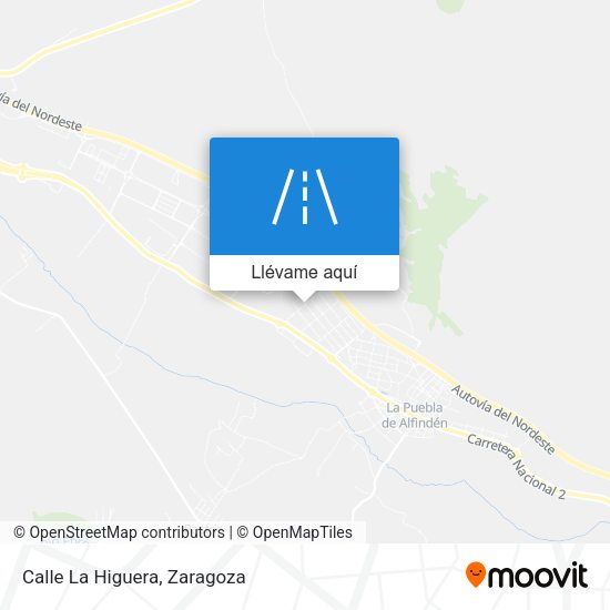 Mapa Calle La Higuera