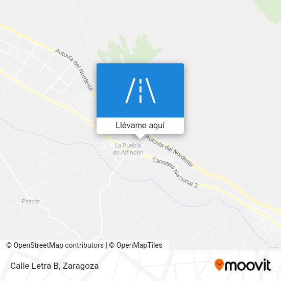 Mapa Calle Letra B