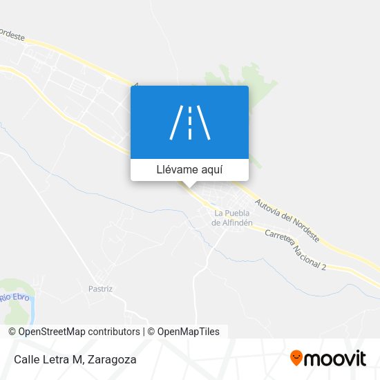 Mapa Calle Letra M