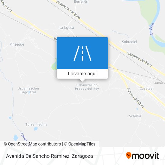 Mapa Avenida De Sancho Ramirez