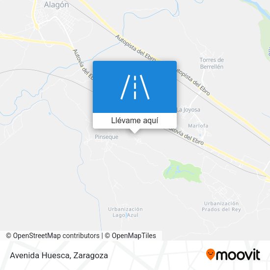 Mapa Avenida Huesca