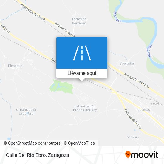 Mapa Calle Del Rio Ebro