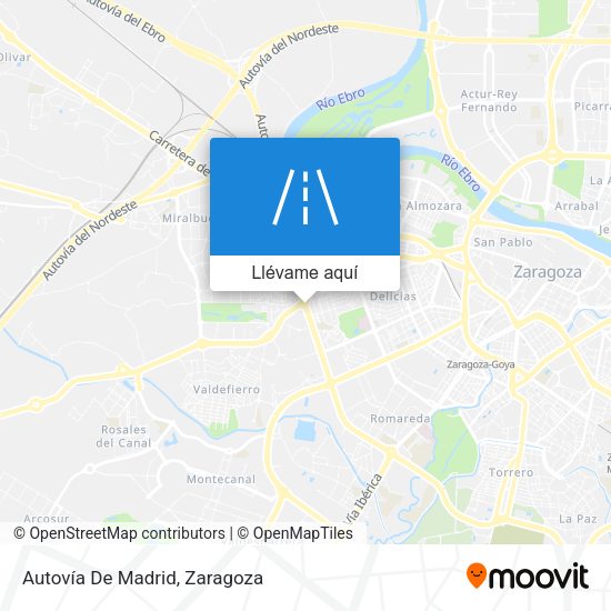 Mapa Autovía De Madrid