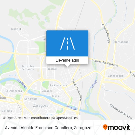 Mapa Avenida Alcalde Francisco Caballero