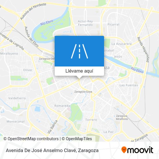 Mapa Avenida De José Anselmo Clavé