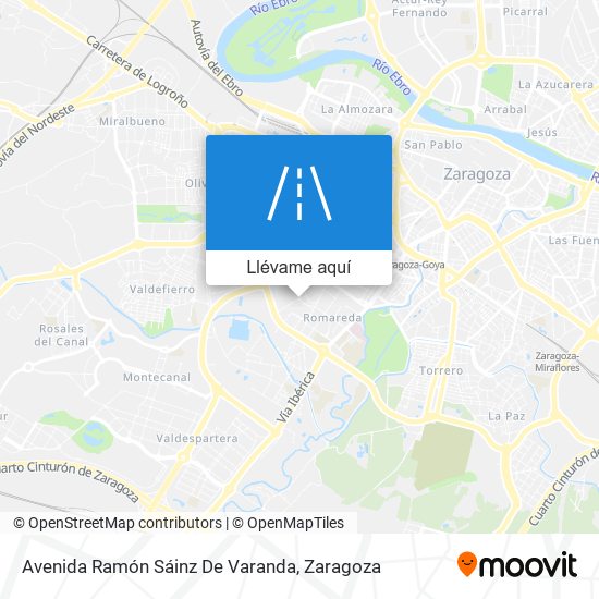 Mapa Avenida Ramón Sáinz De Varanda