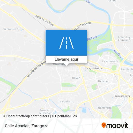 Mapa Calle Acacias