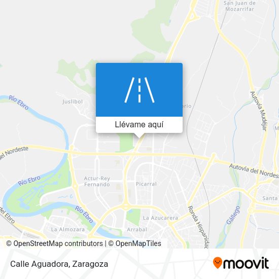 Mapa Calle Aguadora