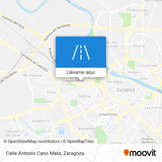 Mapa Calle Antonio Cano Mata