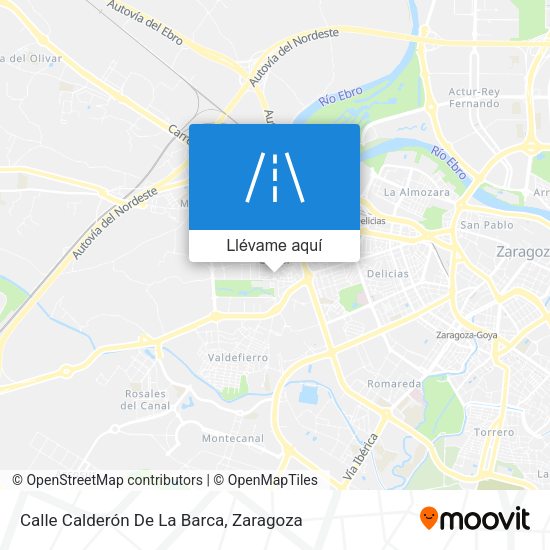 Mapa Calle Calderón De La Barca