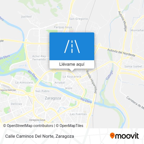 Mapa Calle Caminos Del Norte