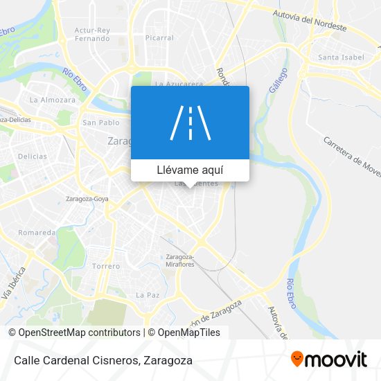 Mapa Calle Cardenal Cisneros