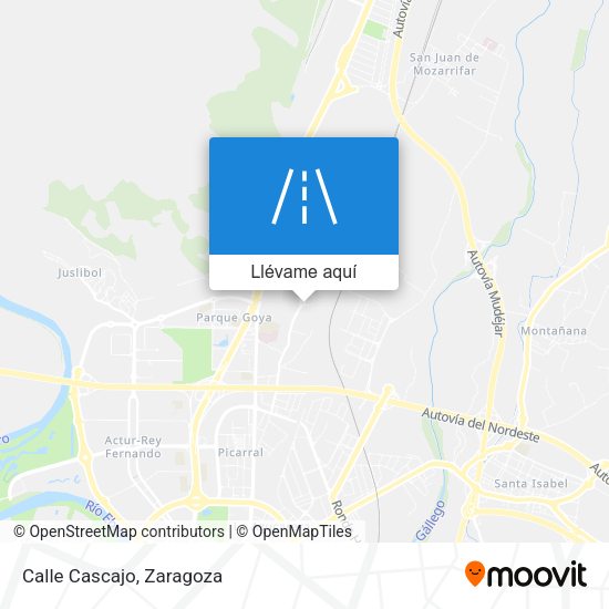 Mapa Calle Cascajo