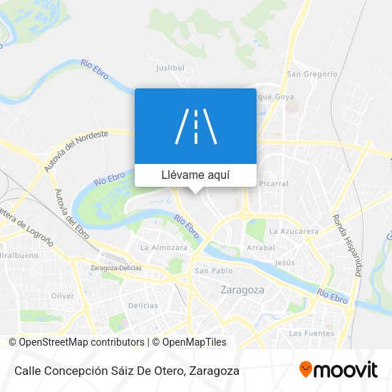 Mapa Calle Concepción Sáiz De Otero