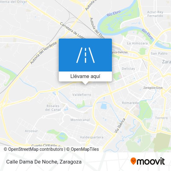 Mapa Calle Dama De Noche
