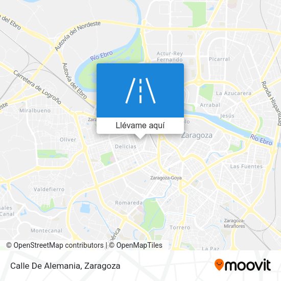 Mapa Calle De Alemania