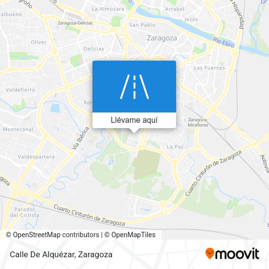 Mapa Calle De Alquézar