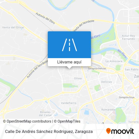 Mapa Calle De Andrés Sánchez Rodríguez