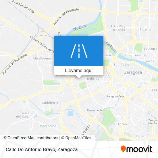 Mapa Calle De Antonio Bravo