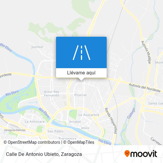 Mapa Calle De Antonio Ubieto