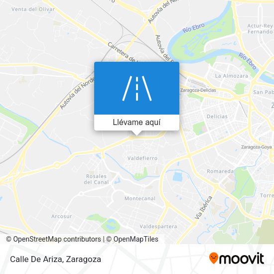 Mapa Calle De Ariza
