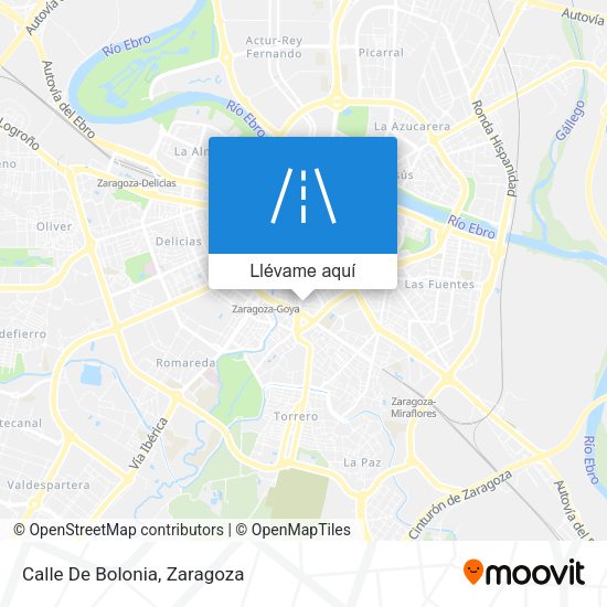 Mapa Calle De Bolonia