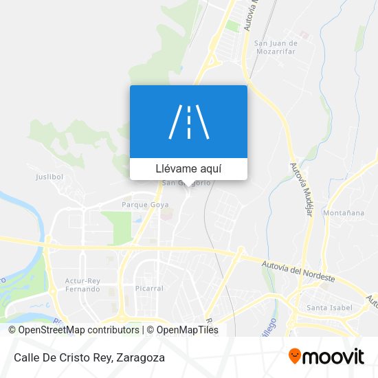 Mapa Calle De Cristo Rey