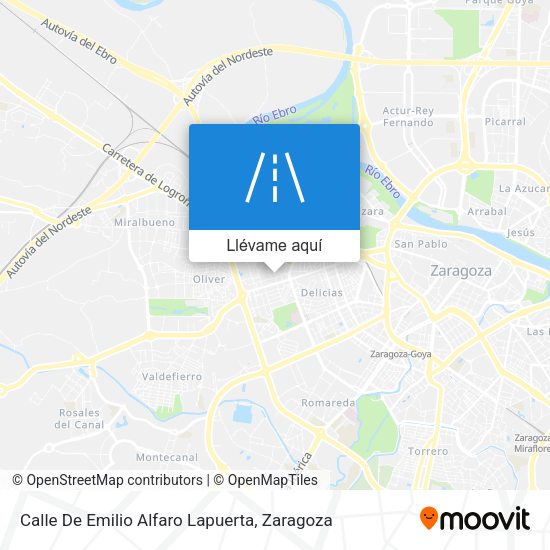 Mapa Calle De Emilio Alfaro Lapuerta