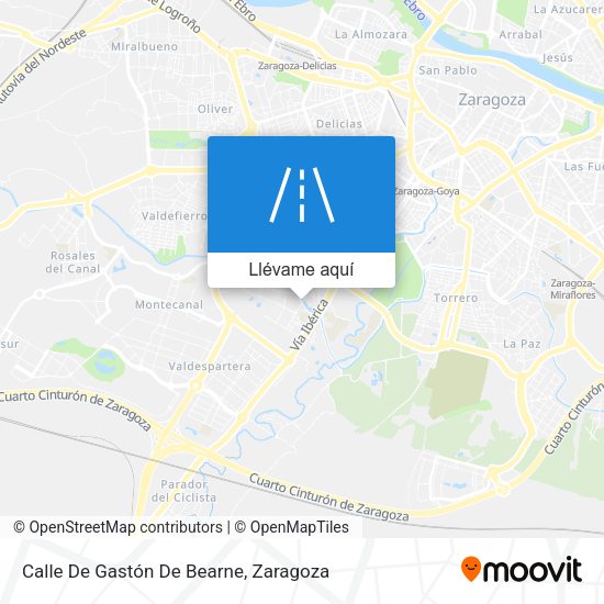 Mapa Calle De Gastón De Bearne