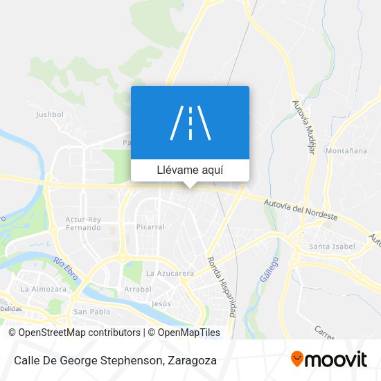 Mapa Calle De George Stephenson