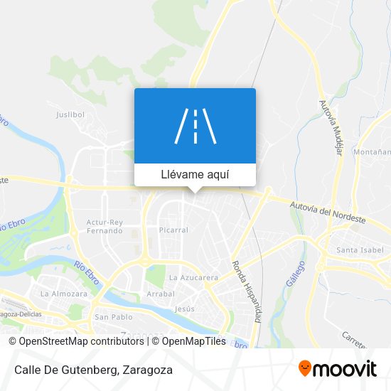 Mapa Calle De Gutenberg