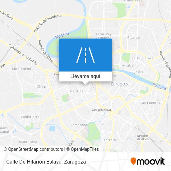 Mapa Calle De Hilarión Eslava