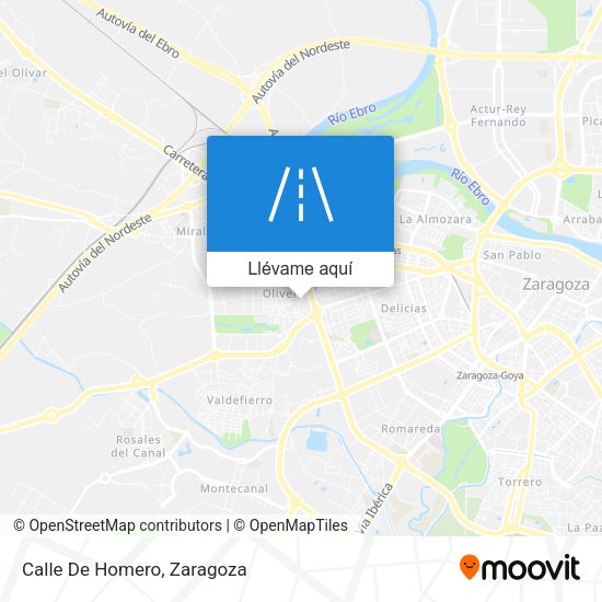 Mapa Calle De Homero
