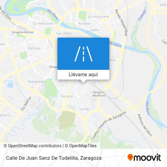 Mapa Calle De Juan Sanz De Tudelilla