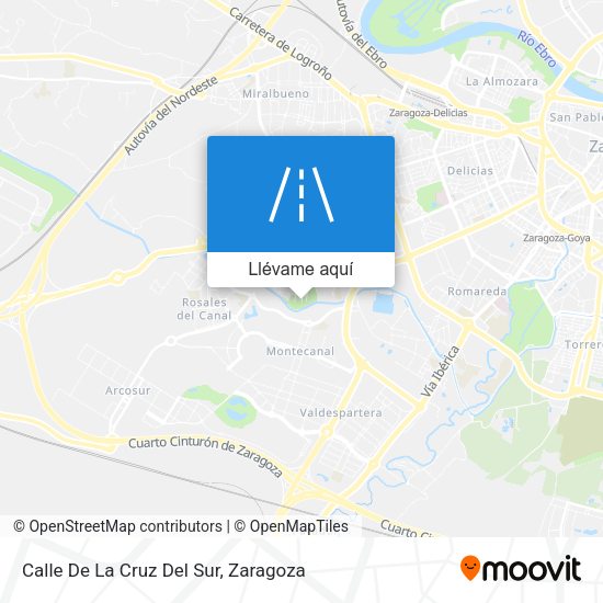 Mapa Calle De La Cruz Del Sur