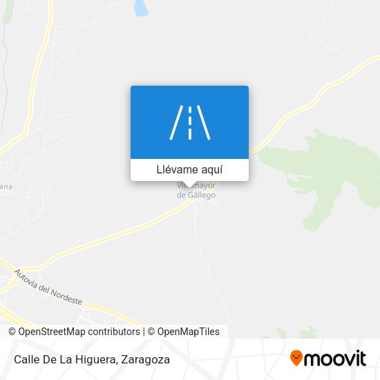 Mapa Calle De La Higuera