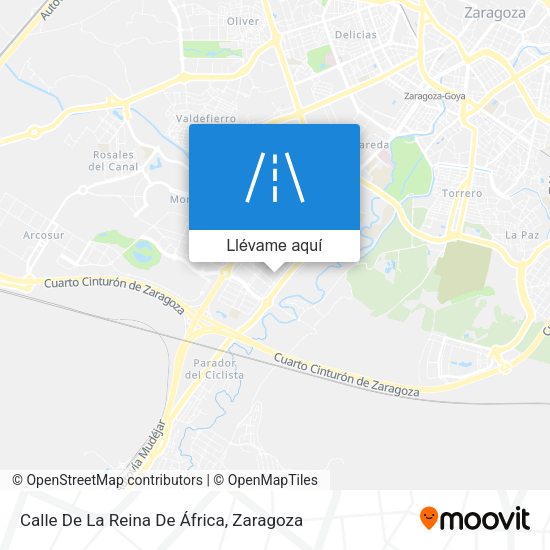 Mapa Calle De La Reina De África