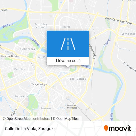 Mapa Calle De La Viola