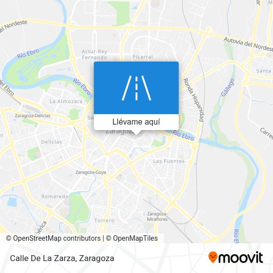 Mapa Calle De La Zarza
